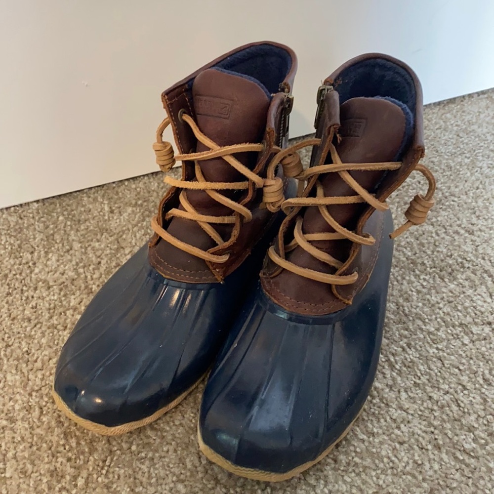 Navy Sperry Top-Sider, 8